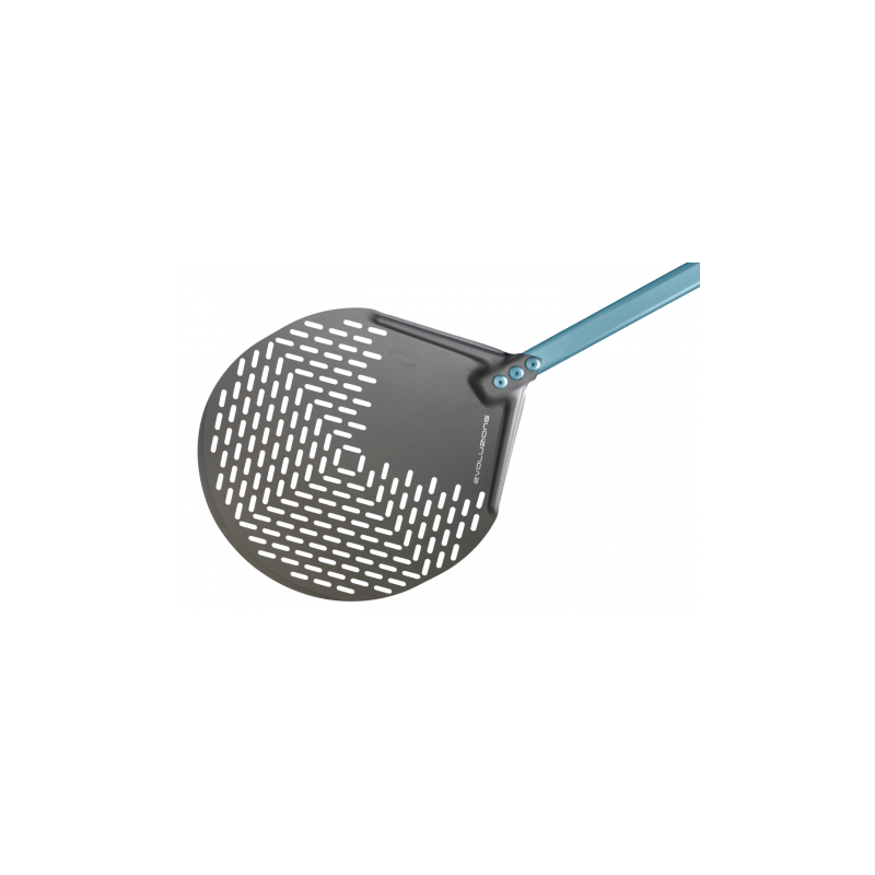 Gi.Metal Perforierte runde Pizzaschaufel Evoluzione 33cm