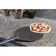 Gi.Metal Perforierte runde Pizzaschaufel Evoluzione 33cm