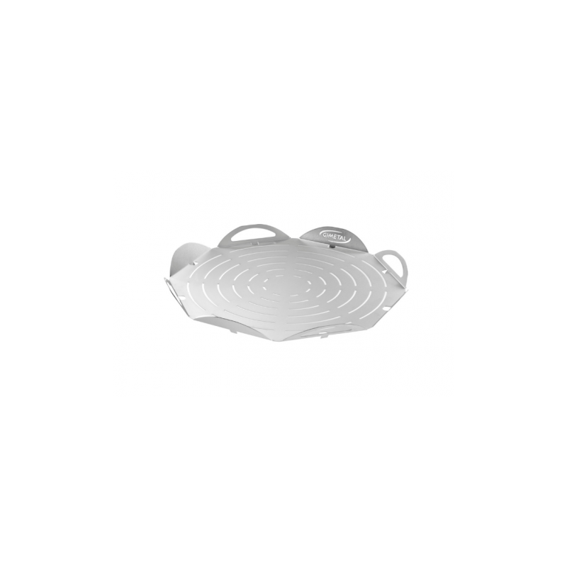 Perforiertes Pizza-Tablett aus Aluminium 41 cm