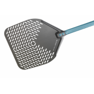 Gi.Metal Perforierte Pizzaschaufel Evoluzione 33cm / Griff 30 cm