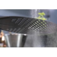 Gi.Metal Perforierte runde Pizzaschaufel Evoluzione 33cm / Griff 30 cm