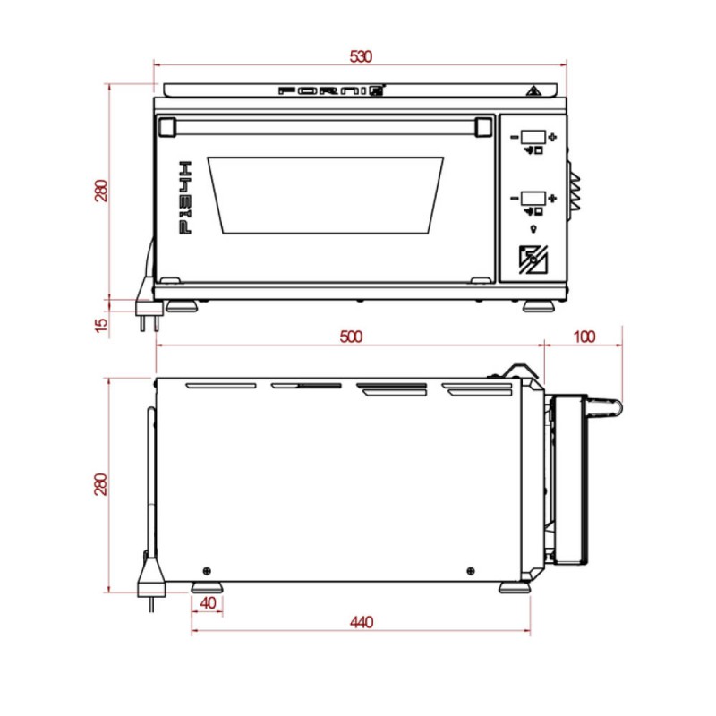 Pizzaofen Effeuno P134H 509 EASY PIZZA PRO