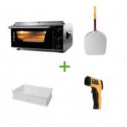 Set Effeuno P134H PRO + Pizzaschaufel + Behälter + Thermometer
