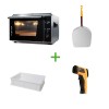 Set Effeuno P134HA PRO + Pizzaschaufel + Behälter + Thermometer