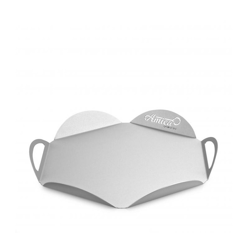 Set Pizzaschaufel Gi.Metal Amica 30 cm + Pizza-Tablett + Pizzaschneider