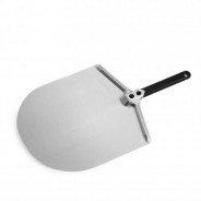 Set Pizzaschaufel Gi.Metal Amica 33 cm + Pizza-Tablett + Pizzaschneider